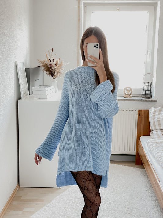 Pullover Kleid - blue