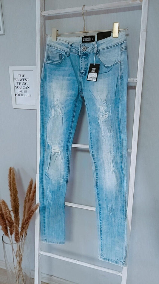 Fransen Jeans letzte in XL