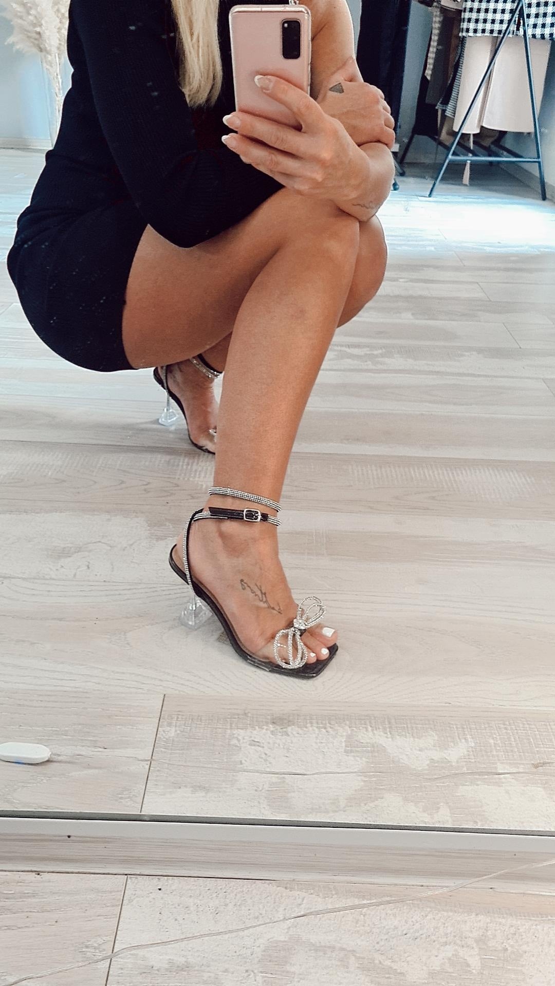 Glamy Sandaletten - schwarz